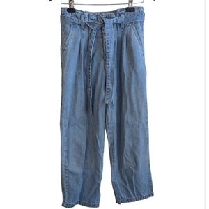 Forever 21 Paper Bag Waist Baggy Jean with Tie Size 27